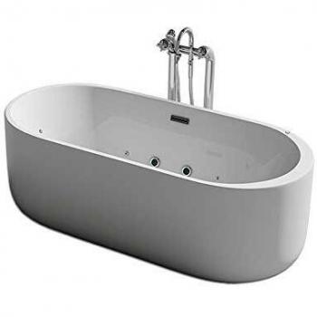 Bola Plus Whirlpool‑Badewanne, freistehend – Home Deluxe Version