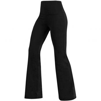 Jambières d’exercices femme en coton noir