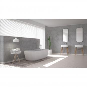 Panneau VIPanel Salle Bains – Béton Ciré Mat 150 x 255 cm, 3 mm épaisseur