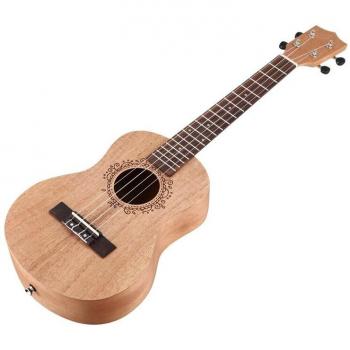 Guitarra Ukelele de Madera Caoba con 26 Pulgadas
