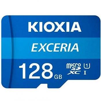 Kioxia EXCERIA microSDXC-Karte 128 GB UHS-I stoßsicher, Wasserdicht