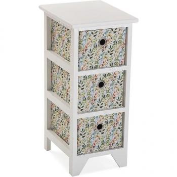 Versa Holzschrank Acuarela – Schubladen, 30 × 56 × 25 cm (Paulonia)