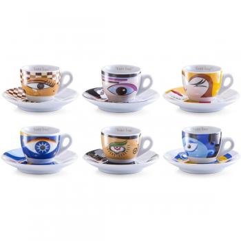 Zeller Present Magic Eyes Espressotassen Set 12 Teile