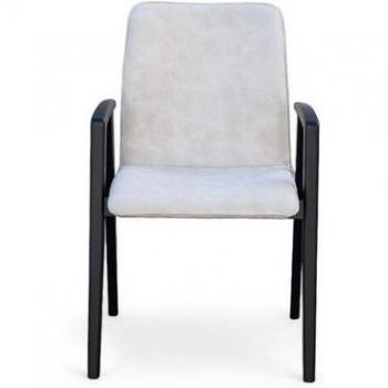 Loreen Massivholz‑Essstuhl mit Microfaserpolster – Home Affaire Set