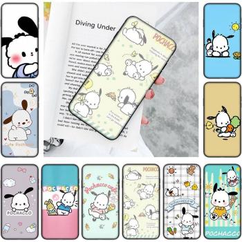 Cute Pochacco Black Soft Case for OPPO Smartphones