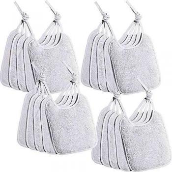Erwin Müller Frottier-Lätzchen 20er-Pack weiß 30x24 cm