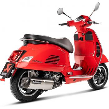 Akrapovic Vespa GTS/GTV 125-300 Edelstahl Auspuff