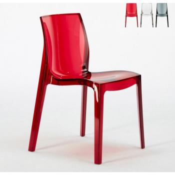 Silla Femme Fatale Transparente Grand Soleil