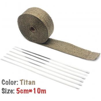1200 Degree Universal Thermal Tape for Muffler (5cm x 5m/10m/15m)
