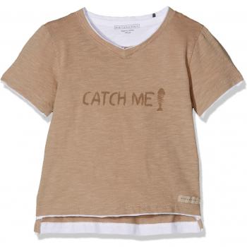 Bellybutton Kids Jungen T-Shirt 1/4 Arm, Grau