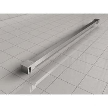 Wiesbaden Slim Stabilisatiestang 120 cm geborsteld staal