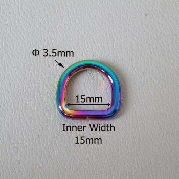 Herrajes Metálicos 15 mm para Collar y Ropa de Cuero