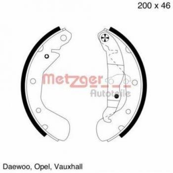 Bremsbacken hinten für Daewoo und Opel von Metzger