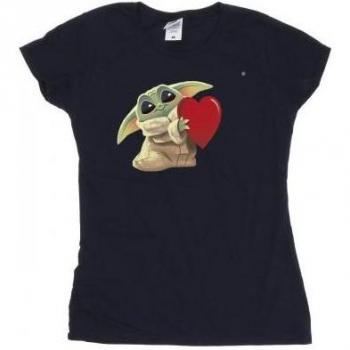 T-shirt Noir The Mandalorian pour Enfants Disney