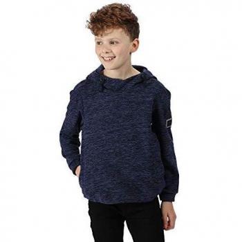 Regatta Kinder-‘Keyon’ Hoodie aus weichem Fleece, 3XL – Navy, gebrochene Streifen