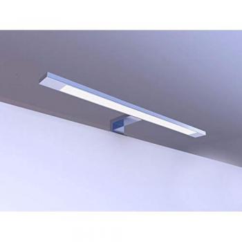 Möbellampe 450mm, alu eloxiert (silber-grau), warmweiß