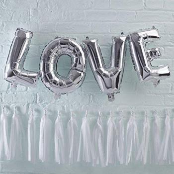 Silver Mix & Match Love Palloncino Luminoso