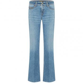 CAMBIO Jeans Damen Flared Paris Blau 34/L33