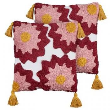 Set di Cuscini Decorativi Loralai 45x45 cm Geometrici