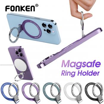 Fonken Slim Magnetic Finger Ring Holder for iPhone 14/13 and Samsung