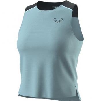 Dynafit Sky Crop Top Damen ärmellos hellblau