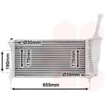 Refroidisseur de Moteur VAN WEZEL 17002308 – Version 2.0