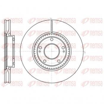 Vorderachsbremsscheibe Remsa 61217.10