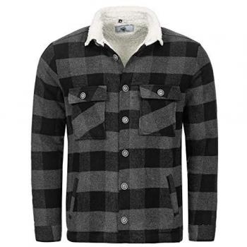 Rock Creek Regular Fit Winterjacke Kariert