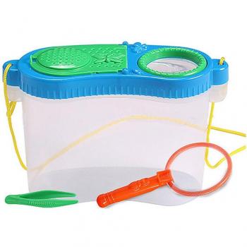 Caja educativa de plástico para insectos