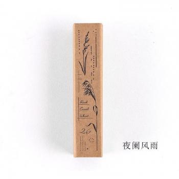 Tampon en bois pour Scrapbooking motif végétal