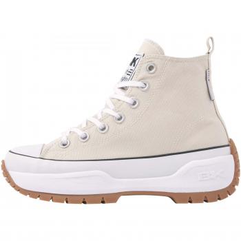 British Knights: Damen-Kaya Mid Fly Sneakers in Beige, Größe 37