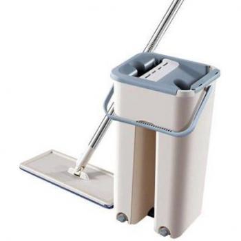Praktisches Mopp-System mit Eimer und Tuch