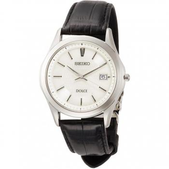 Black Seiko SADM009 Dolce Thin Solar Watch