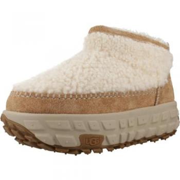 UGG Winter Shearling Mini Mules Beige Warm Footwear Size 10.5 US