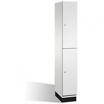 Vestiaire à deux étages Cambio gris clair