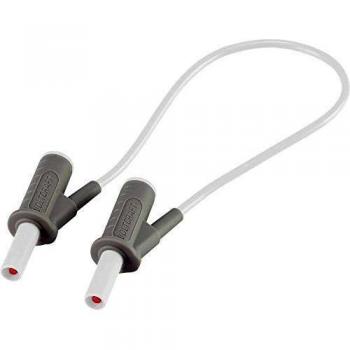Banana Jack Test Lead 25cm White MSB-501