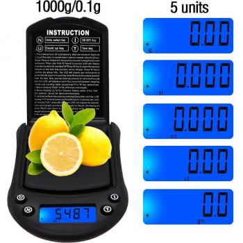 Báscula de Joyería Diamante 200g retroiluminación