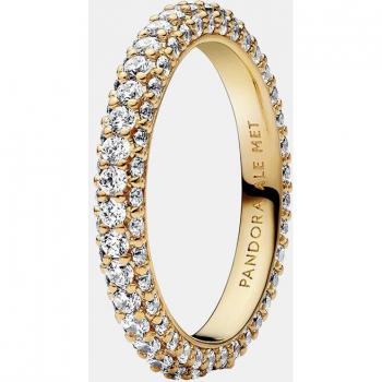 Pandora Timeless Pavé Damenring Goldfarben 162627C01 Größe 56