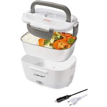 Lunch box chauffant CGGK Tech 12V 220V – Gamelle inox haute qualité alimentaire