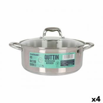 Quttin Kochtopf mit Glasdeckel Caesar 4 Stück