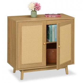 Relaxdays Rattan-Designsideboard