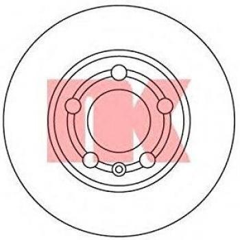 Disco Freno 230mm NK 204761 per Audi A1, A2, A3, Tt e Seat Arona