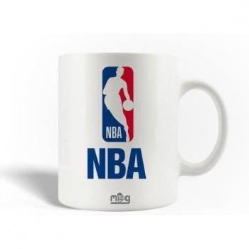 Tasse NBA officielle aux teintes rouges et bleues