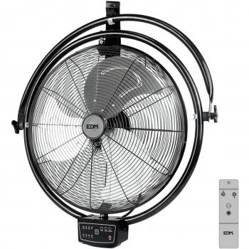 EDM 33520 Mural Fan Noir 120W, 3 Steps, 50 cm