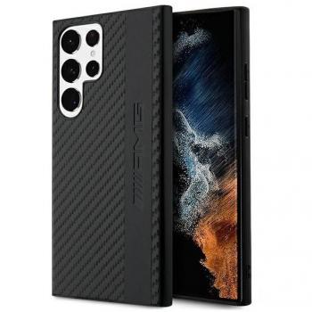 Custodia per smartphone Mercedes S23 Ultra AMG carbonio nera