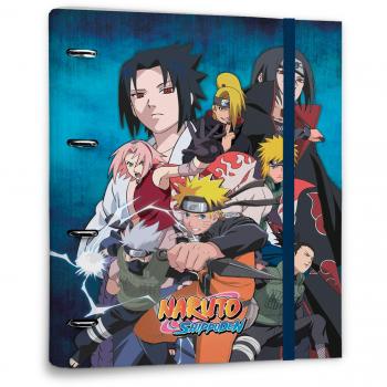 Grupo Erik Carpeta 4 anillas A4 troquelada premium Naruto