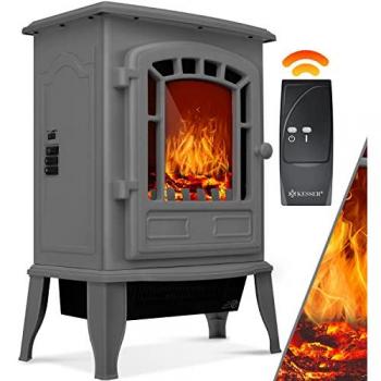 Kesser Camino Elettrico a LED Termoventilatore