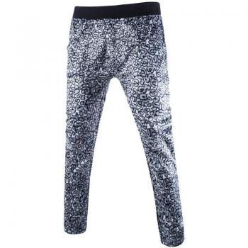 Men's Casual Leopard Print Sweatpants