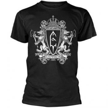 Emperor Unisex Volwassene Crest Tshirt XL Zwart