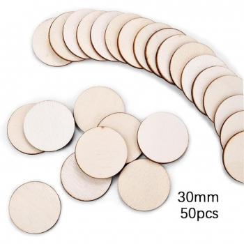Round Wood Slices for DIY Projects
